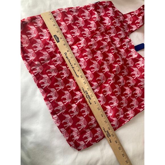 Red nylon blu bag shopping bag - Picture 7 of 8